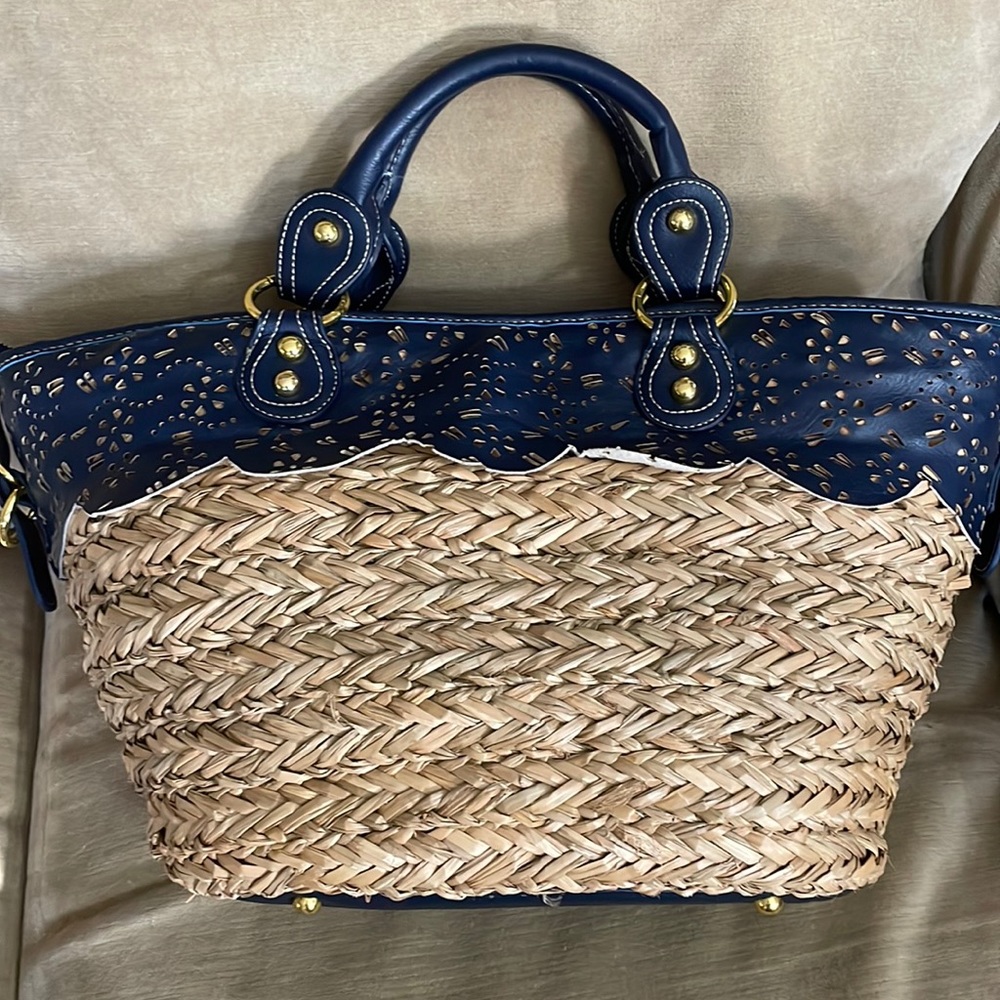IMAN Straw bag